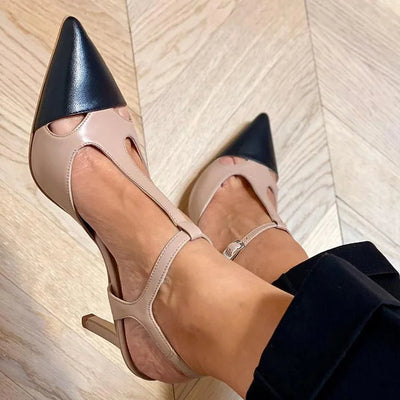 Evrardine - Orthopedic Two-Tone Pointed Pump