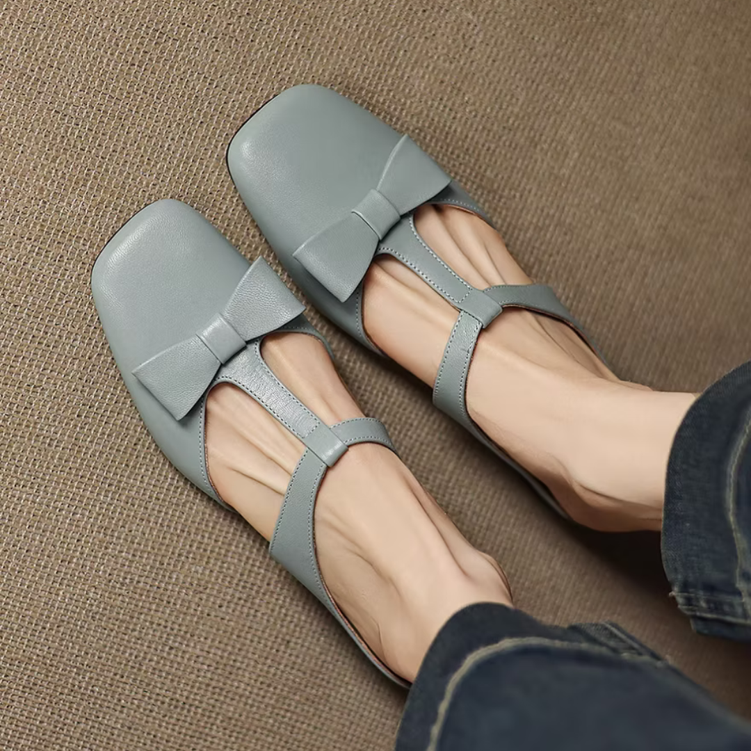 Sylvia&Ruth™ - Lina Square Toe Slippers