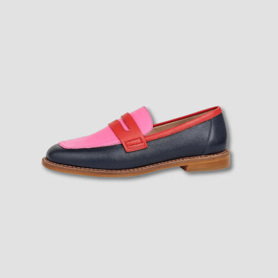 Nyla – Color Block Loafers in Casual Style