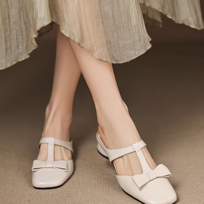 Sylvia&Ruth™ - Lina Square Toe Slippers