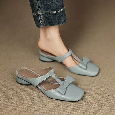 Sylvia&Ruth™ - Lina Square Toe Slippers