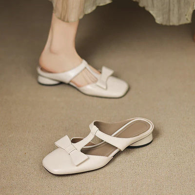 Sylvia&Ruth™ - Lina Square Toe Slippers