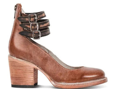 Ginevra - Multi-Strap Orthopedic Heels with Thick Heel